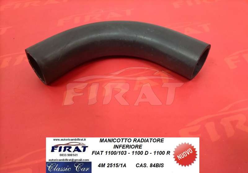 MANOICOTTO RADIATORE FIAT 1100 INF. (2515/1A)